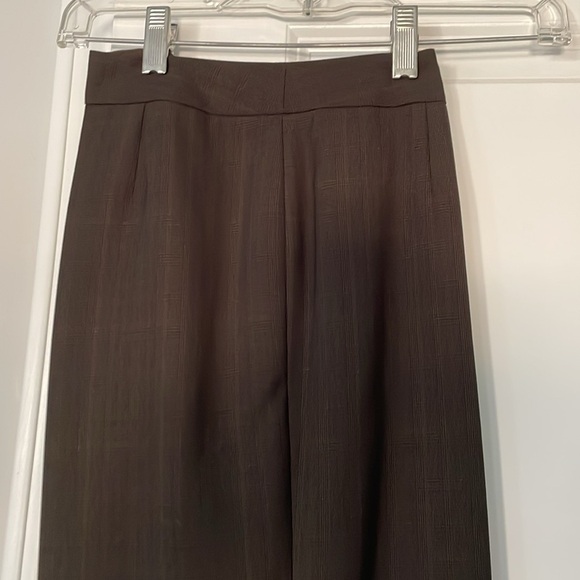 Evan-Picone Pants Suit Women Size 6P Subtle Brown Plaid Career Professional - Picture 4 of 15